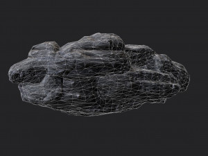 rock boulder 3Dモデル