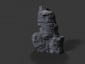 rock cliff 3Dモデル
