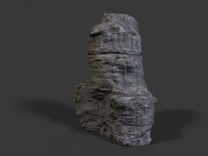 rock cliff 3Dモデル