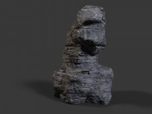 rock cliff 3Dモデル