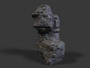 rock cliff 3Dモデル