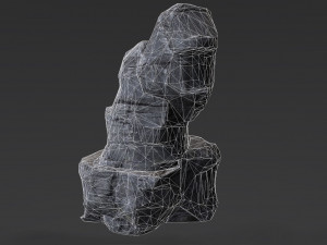 rock cliff 3Dモデル