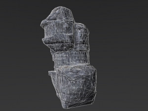 rock cliff 3Dモデル