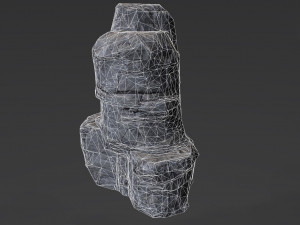 rock cliff 3Dモデル