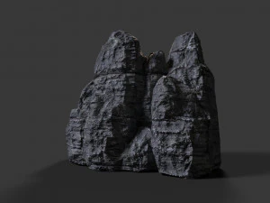 rock cliff 3D Model