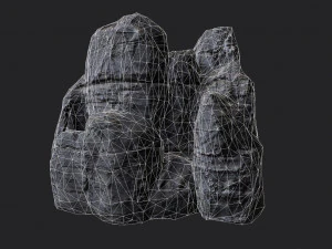 rock cliff 3D Model