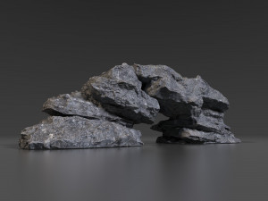 cliff rock 001 3D 模型