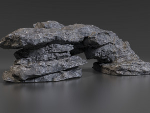 cliff rock 001 3D 模型