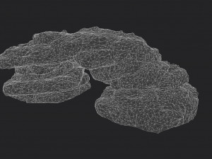 cliff rock 001 3D 模型