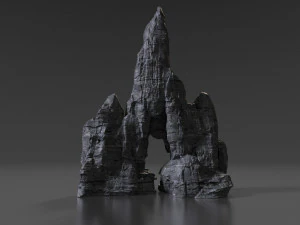 cliff rock 002 3D Model
