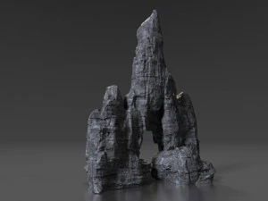 cliff rock 002 3D Model