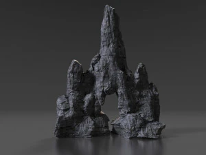 cliff rock 002 3D Model