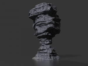 cliff rock 003 Modelo 3D