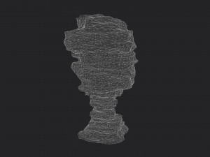 cliff rock 003 Model 3D