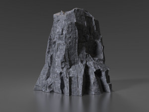 cliff rock 004 3D Model