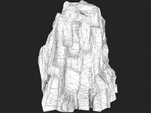 cliff rock 004 Model 3D