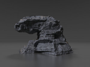 cliff rock 005 Model 3D
