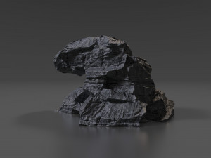 cliff rock 005 Model 3D