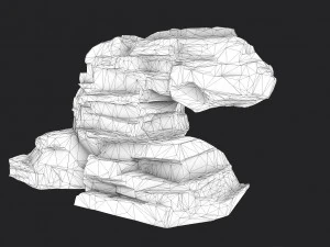 cliff rock 005 3D Model