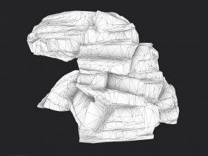 cliff rock 005 Model 3D