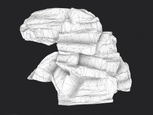 cliff rock 005 3D Model