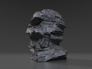 cliff rock 007 3D Model