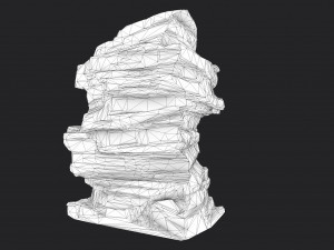 cliff rock 007 3D Model