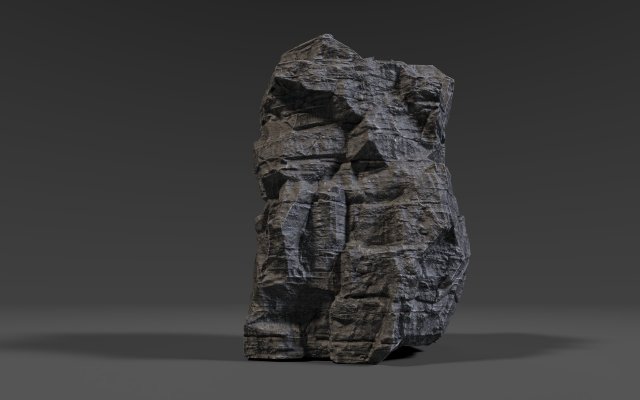 cliff rock 008 3D 모델 .c4d .max .obj .3ds .fbx .stl .blend 