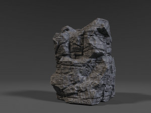 cliff rock 008 3D 모델