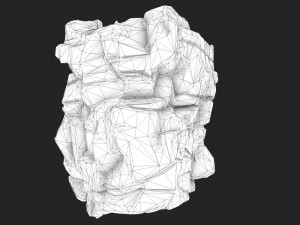 cliff rock 008 3D 모델
