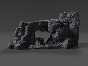 cliff rock 009 3D Model