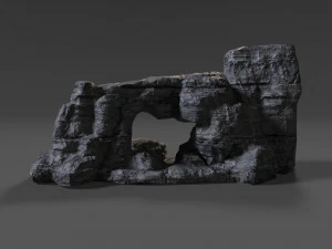 batu tebing 009 Model 3D