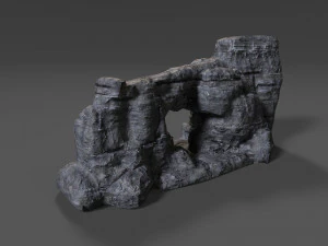 cliff rock 009 3D Model