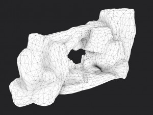 cliff rock 009 Model 3D