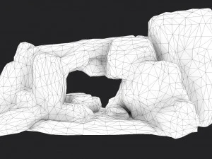cliff rock 009 3D Model
