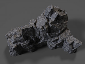 cliff rock 010 Model 3D