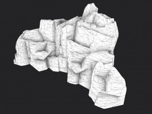 cliff rock 010 Model 3D