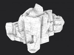 cliff rock 010 Model 3D