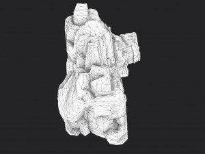 cliff rock 010 Model 3D