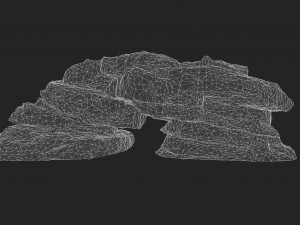 cliff rock collection Modello 3D