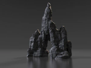 cliff rock collection 3D Model