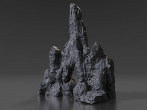 cliff rock collection Modello 3D