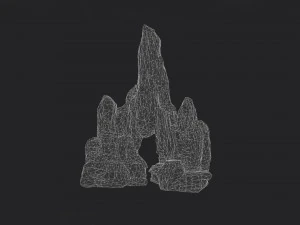 cliff rock collection 3D Model