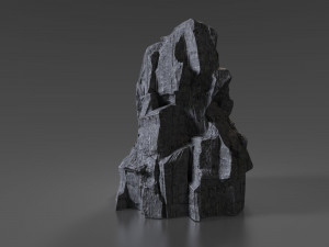 cliff rock collection Modello 3D