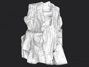 cliff rock collection Modello 3D