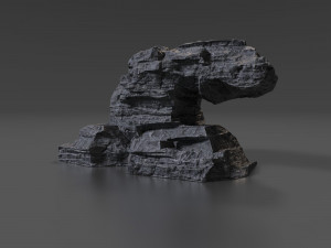 cliff rock collection Modello 3D
