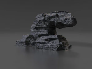 cliff rock collection 3D Model