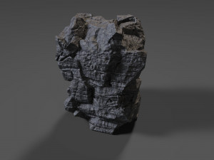 cliff rock collection Modello 3D