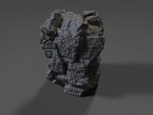 cliff rock collection 3D Model