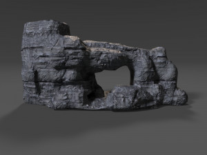 cliff rock collection Modello 3D